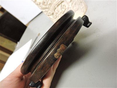 Lot 240 - A Chinese ivory brush pot