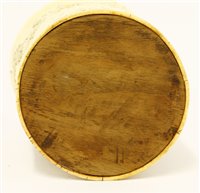 Lot 240 - A Chinese ivory brush pot