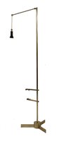 Lot 352 - A chrome standard lamp
