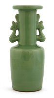 Lot 85 - A Chinese Longquan ware celadon vase