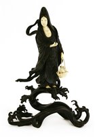 Lot 336A - A Japanese bronze figure