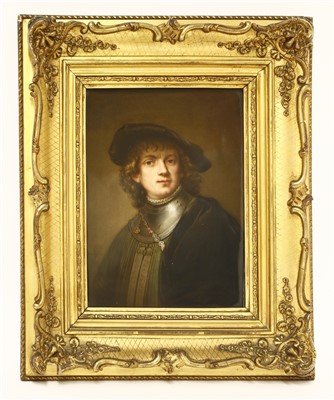 Lot 238 - A KPM porcelain plaque