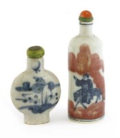 Lot 486 - Two Chinese snuff bottles