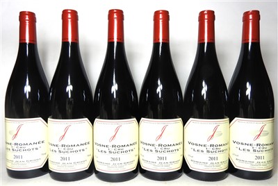 Lot 223 - Vosne-Romanée, 1ere Cru, "Les Suchots", Domaine Jean Grivot, 2011, six bottles (boxed)