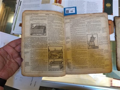 Lot 65 - THE BIBLE, dated 1599