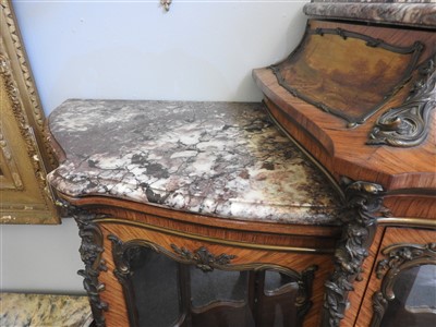 Lot 826 - A French kingwood and gilt bronze-mounted vitrine