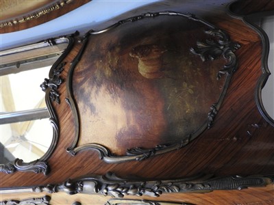 Lot 826 - A French kingwood and gilt bronze-mounted vitrine