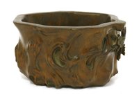 Lot 271 - A Chinese wood brush washer
