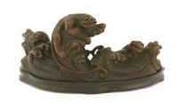 Lot 265 - A Chinese bamboo carving