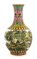 Lot 482 - A Chinese famille rose vase