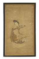 Lot 290 - A Chinese gouache picture