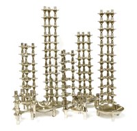 Lot 273 - A collection of Stoff Nagel cast chrome...