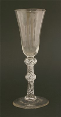 Lot 166 - An 18th century ale glass