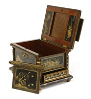 Lot 362 - Two Japanese lacquered boxes