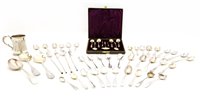 Lot 132 - Fifteen silver items