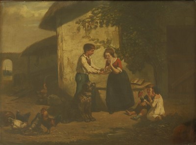 Lot 483 - P... Delcour (Belgian, 19th century)