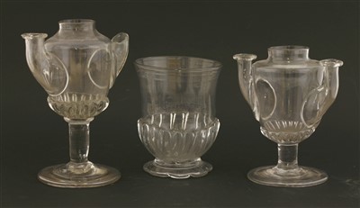 Lot 213 - A glass tumbler