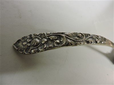 Lot 5 - A Thai silver bowl and a ladle