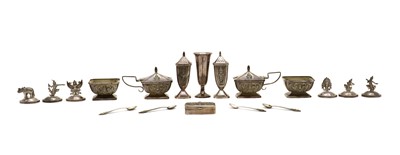 Lot 5 - A collection of modern Thai silver