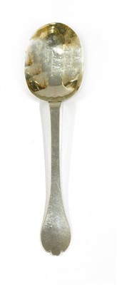 Lot 112 - A William and Mary silver trefid spoon
