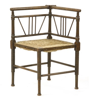 Lot 49 - An Arts and Crafts Thebes chair