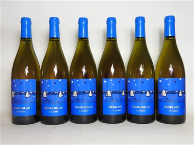 Lot 10 - Henri Milan, La Carrée, Roussanne, 2010, six bottles (boxed)