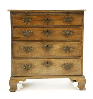 Lot 607 - A mahogany chest of drawers