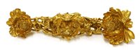 Lot 471 - A Chinese gilt wood ruyi sceptre