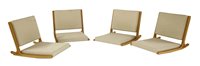 Lot 471 - A set of four laminated 'ZA' rocking chairs