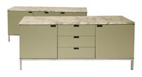Lot 477 - A pair of Florence Knoll side cabinets