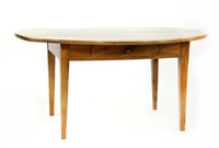 Lot 513 - A French Provincial walnut farmhouse table
