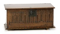 Lot 503 - An oak box