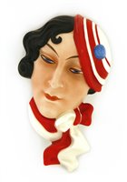Lot 99 - A Czechoslovakian wall mask