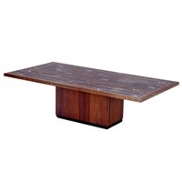 Lot 283 - A rosewood coffee table
