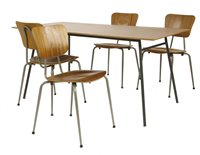 Lot 510 - Four Danish dining chairs