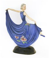 Lot 90 - A Goldscheider figure of a dancer