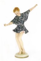 Lot 210A - A Goldscheider figure of a dancer