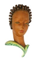 Lot 209B - A terracotta pottery wall mask