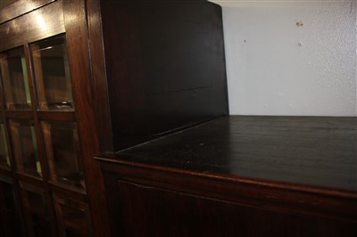 Lot 19 - A mahogany side cabinet