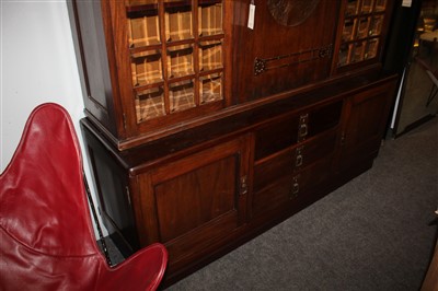 Lot 19 - A mahogany side cabinet