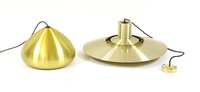 Lot 313 - A Danish aluminium ceiling pendant