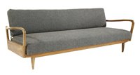 Lot 538 - An Afromosia daybed