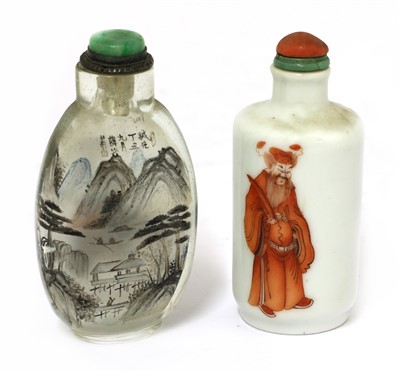 Lot 335 - Two Chinese snuff bottles
