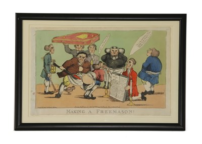 Lot 236 - Making a freemason, after Gilroy
