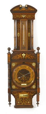 Lot 818 - An exhibition quality aneroid barometer
