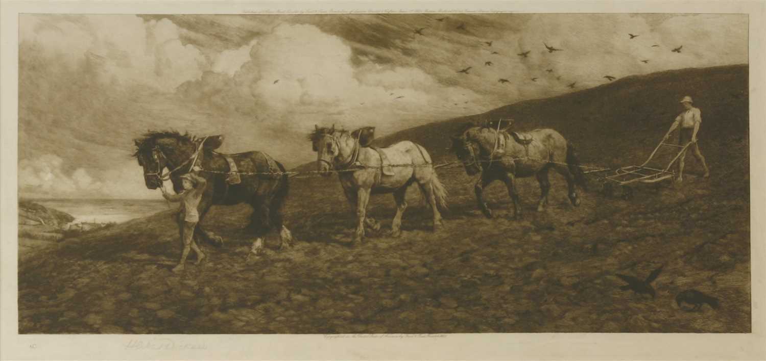 Lot 345 - Herbert Thomas Dicksee RE (1862-1942)