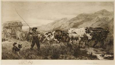 Lot 344 - Herbert Thomas Dicksee RE (1862-1942)