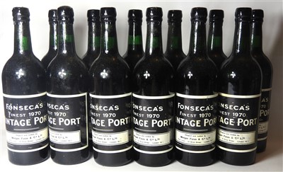 Lot 115 - Fonseca's Finest, 1970, twelve bottles (boxed)