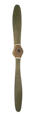 Lot 716 - A First World War wooden propeller