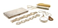 Lot 49 - A Dennison silver 'Pinnacle' pocket watch